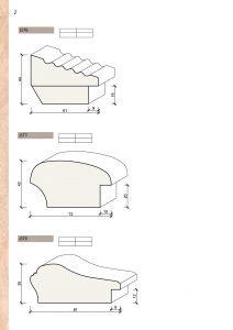 Profilleisten Jugendstill 57